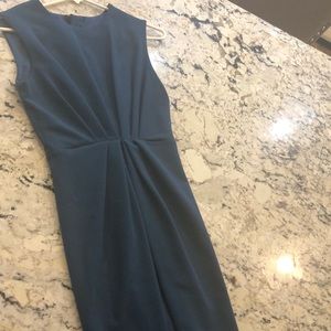 Gorgeous deep blue dress back zip